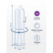 Презервативы MY.SIZE размер 69 - 3 шт. - My.Size - купить с доставкой в Мурманске