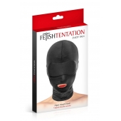 Сплошная маска на голову с прорезью для рта - Fetish Tentation - купить с доставкой в Мурманске