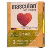 Экологически чистые презервативы Masculan Organic - 3 шт. - Masculan - купить с доставкой в Мурманске