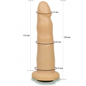 Телесная насадка Harness - 15,8 см. - LOVETOY (А-Полимер) - купить с доставкой в Мурманске