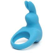 Голубое эрекционное виброкольцо Happy Rabbit Rechargeable Rabbit Cock Ring - Happy Rabbit - в Мурманске купить с доставкой