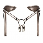 Бронзовый пояс для насадок Desirous Harness - Strap-on-me - купить с доставкой в Мурманске