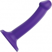 Фиолетовый фаллоимитатор-насадка Strap-On-Me Dildo Dual Density size S - 17 см. - Strap-on-me - купить с доставкой в Мурманске