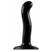 Черный фаллоимитатор-насадка Strap-On-Me P G spot Dildo size S - 16,4 см. - Strap-on-me - купить с доставкой в Мурманске