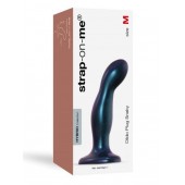 Темно-синяя насадка Strap-On-Me Dildo Plug Snaky size M - Strap-on-me - купить с доставкой в Мурманске