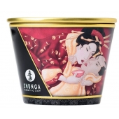 Массажная  свеча Sparkling Strawberry Wine с ароматом клубничного вина - 170 мл. - Shunga - купить с доставкой в Мурманске