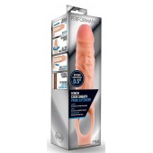 Телесная насадка на пенис 9 Inch Cock Sheath Extender - 22,2 см. - Blush Novelties - в Мурманске купить с доставкой