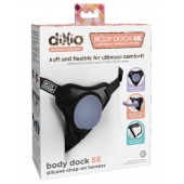 Черные трусики для страпона Body Dock SE на регулируемых ремнях - Pipedream - купить с доставкой в Мурманске