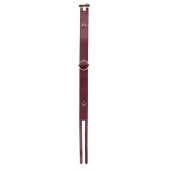 Бордовый ремень Halo Waist Belt - размер L-XL - Shots Media BV - купить с доставкой в Мурманске