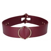 Бордовый ремень Halo Waist Belt - размер L-XL - Shots Media BV - купить с доставкой в Мурманске
