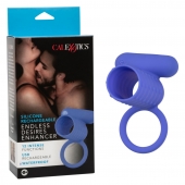 Синее эрекционное виброкольцо Silicone Rechargeable Endless Desires Enhancer - California Exotic Novelties - в Мурманске купить с доставкой