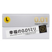 Презервативы Sagami Original 0.02 L-size увеличенного размера - 5 шт. - Sagami - купить с доставкой в Мурманске