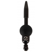 Черный уретральный вибростимулятор Vibrating Penis Plug - Orion - купить с доставкой в Мурманске