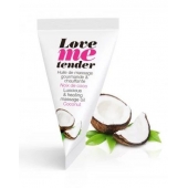 Съедобное согревающее массажное масло Love Me Tender Cocos с ароматом кокоса - 10 мл. - Love to Love - купить с доставкой в Мурманске