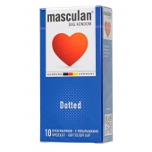 Презервативы с пупырышками Masculan Dotted - 10 шт. - Masculan - купить с доставкой в Мурманске