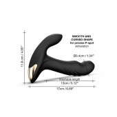 Черный вибромассажер простаты Multi P-Joy с 3 моторами - Dorcel - в Мурманске купить с доставкой