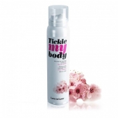 Массажная хрустящая пенка Tickle My Body Cherry Blossom с ароматом вишневого цвета - 150 мл. - Love to Love - купить с доставкой в Мурманске