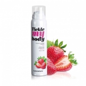 Массажная хрустящая пенка Tickle My Body Strawberry с ароматом клубники - 150 мл. - Love to Love - купить с доставкой в Мурманске
