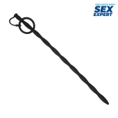 Черный стимулятор уретры Sex Expert - Sex Expert - купить с доставкой в Мурманске