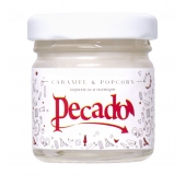 Массажная свеча Caramel   Popcorn - 35 мл. - Pecado - купить с доставкой в Мурманске