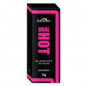 Гель для оральных ласк Oral Hot с согревающим эффектом - 15 гр. - HotFlowers - купить с доставкой в Мурманске
