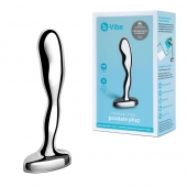Стальной стимулятор простаты Stainless Steel Prostate Plug - 11,5 см. - b-Vibe - в Мурманске купить с доставкой