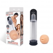 Автоматическая вакуумная помпа-мастурбатор Blowjob Auto Sucker Penis Enlarger Pump - Lux Fetish - в Мурманске купить с доставкой