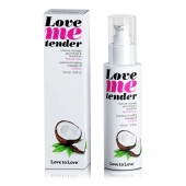 Съедобное согревающее массажное масло Love Me Tender Cocos с ароматом кокоса - 100 мл. - Love to Love - купить с доставкой в Мурманске