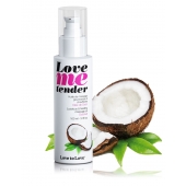 Съедобное согревающее массажное масло Love Me Tender Cocos с ароматом кокоса - 100 мл. - Love to Love - купить с доставкой в Мурманске