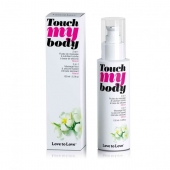 Силиконовый лубрикант 2-в-1 Touch My Body с ароматом моной - 100 мл. - Love to Love - купить с доставкой в Мурманске