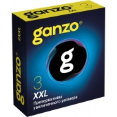 Презервативы увеличенного размера Ganzo XXL - 3 шт. - Ganzo - купить с доставкой в Мурманске