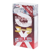 Ароматизированные презервативы Sagami Xtreme COLA - 10 шт. - Sagami - купить с доставкой в Мурманске