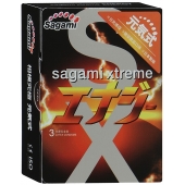Презервативы Sagami Xtreme ENERGY с ароматом энергетика - 3 шт. - Sagami - купить с доставкой в Мурманске