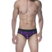Сексуальные фиолетовые блестящие трусы-джоки - Don Moris купить с доставкой