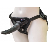 Комплект из трусиков Harness и двух насадок - 20,5 и 18 см. - LOVETOY (А-Полимер) - купить с доставкой в Мурманске