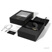 Чёрный перезаряжаемый стимулятор простаты Bruno Black - Lelo - в Мурманске купить с доставкой