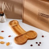 Деревянное блюдо для подачи в форме члена (32,5 х 20 х 1,7 см) - Сима-Ленд - купить с доставкой в Мурманске