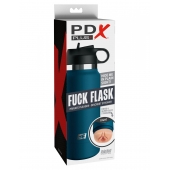 Мастурбатор-вагина в синей колбе F*ck Flask - Pipedream - в Мурманске купить с доставкой
