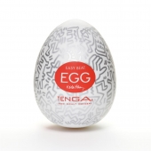 Мастурбатор-яйцо Keith Haring EGG PARTY - Tenga - в Мурманске купить с доставкой