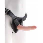 Страпон на виниловых трусиках Strap-on Harness Cock - 17,8 см. - Pipedream - купить с доставкой в Мурманске