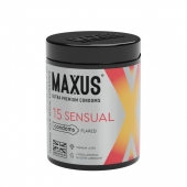 Анатомические презервативы MAXUS Sensual - 15 шт. - Maxus - купить с доставкой в Мурманске