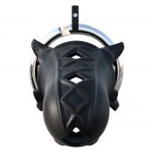 Черный замок верности Extreme Silicone Cock Blocker - Pipedream - купить с доставкой в Мурманске