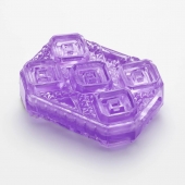 Фиолетовый мастурбатор-стимулятор Tenga Uni Amethyst - Tenga - в Мурманске купить с доставкой