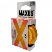 Презервативы анатомической формы Maxus Sensual - 3 шт. - Maxus - купить с доставкой в Мурманске
