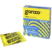 Классические презервативы с обильной смазкой Ganzo Classic - 3 шт. - Ganzo - купить с доставкой в Мурманске