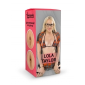 Двусторонний мастурбатор Lola Taylor - 22 см. - ФлешНаш - в Мурманске купить с доставкой