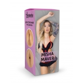 Двусторонний мастурбатор Misha Maver - 22 см. - ФлешНаш - в Мурманске купить с доставкой