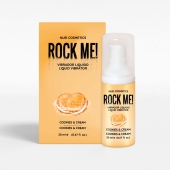 Жидкий вибратор Nuei Rock Me! с ароматом печенья и сливок - 20 мл. - Nuei cosmetics - купить с доставкой в Мурманске