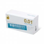 Увлажнённые презервативы Sagami Original 0.01 Extra Lub - 12 шт. - Sagami - купить с доставкой в Мурманске