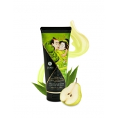 Массажный крем для тела с ароматом груши и зелёного чая Pear   Exotic Green Tea - 200 мл. - Shunga - купить с доставкой в Мурманске